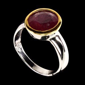 4.10ct Bezel Set Ruby Ring